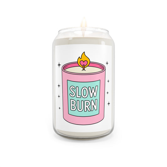 Slow Burn Candle Scented Soy Candle 13.75oz | Relaxing Aromatherapy