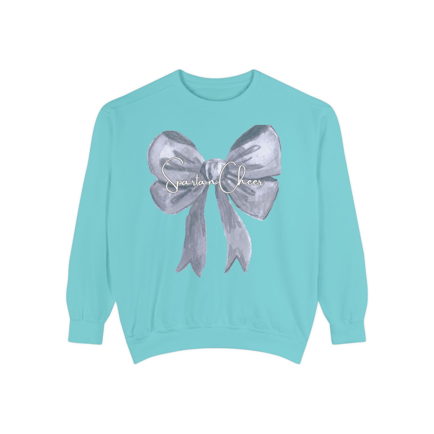 Cheer Bow Crewneck Sweatshirt (Comfort Colors)