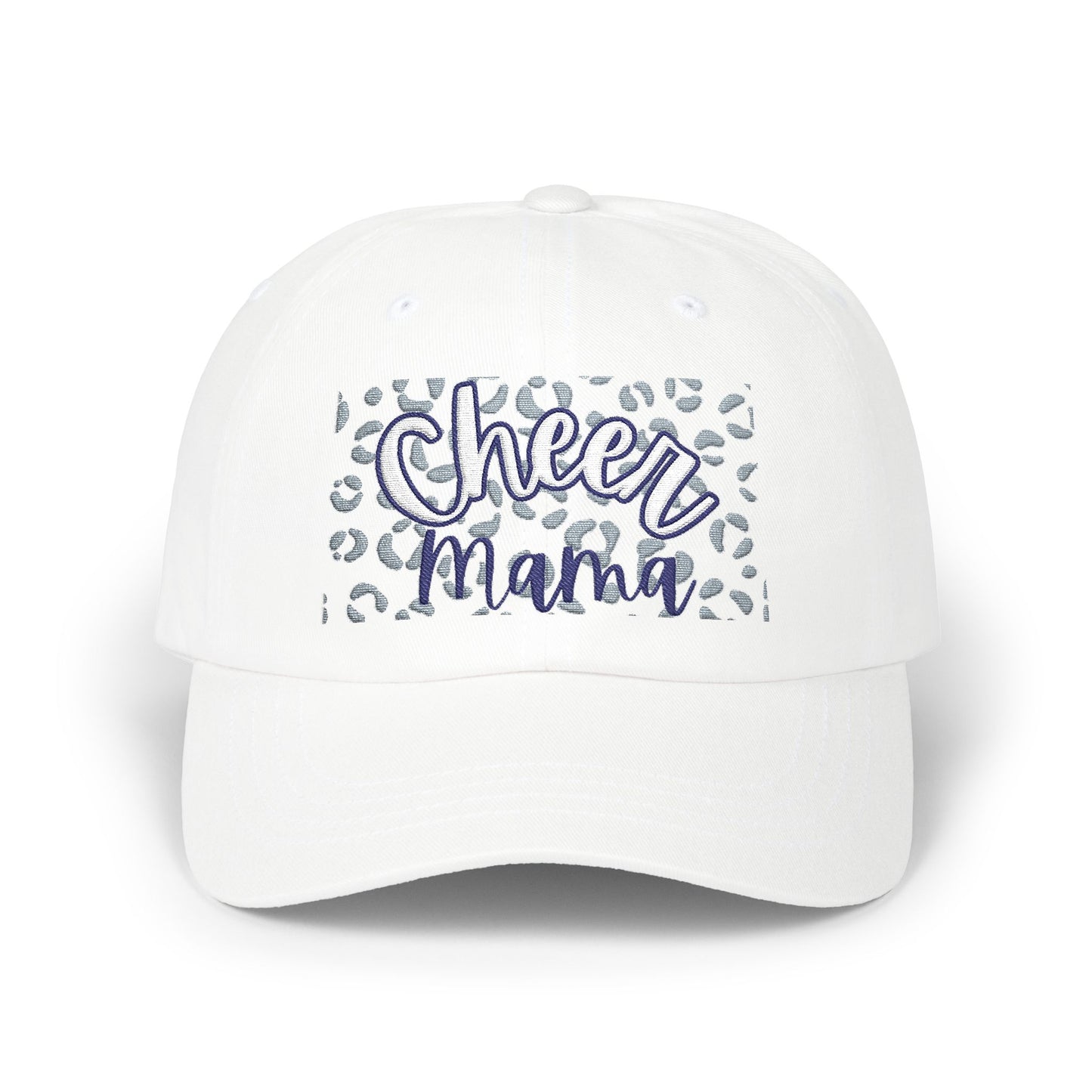 Cheer Mama Leopard Cap | Embroidered Sports Mom Hat