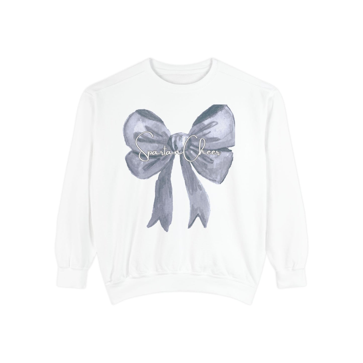Cheer Bow Crewneck Sweatshirt (Comfort Colors)