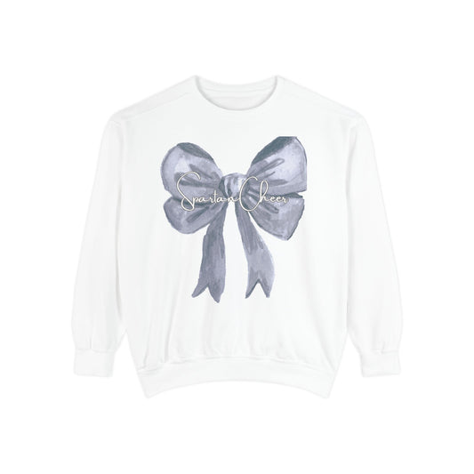 Cheer Bow Crewneck Sweatshirt (Comfort Colors)