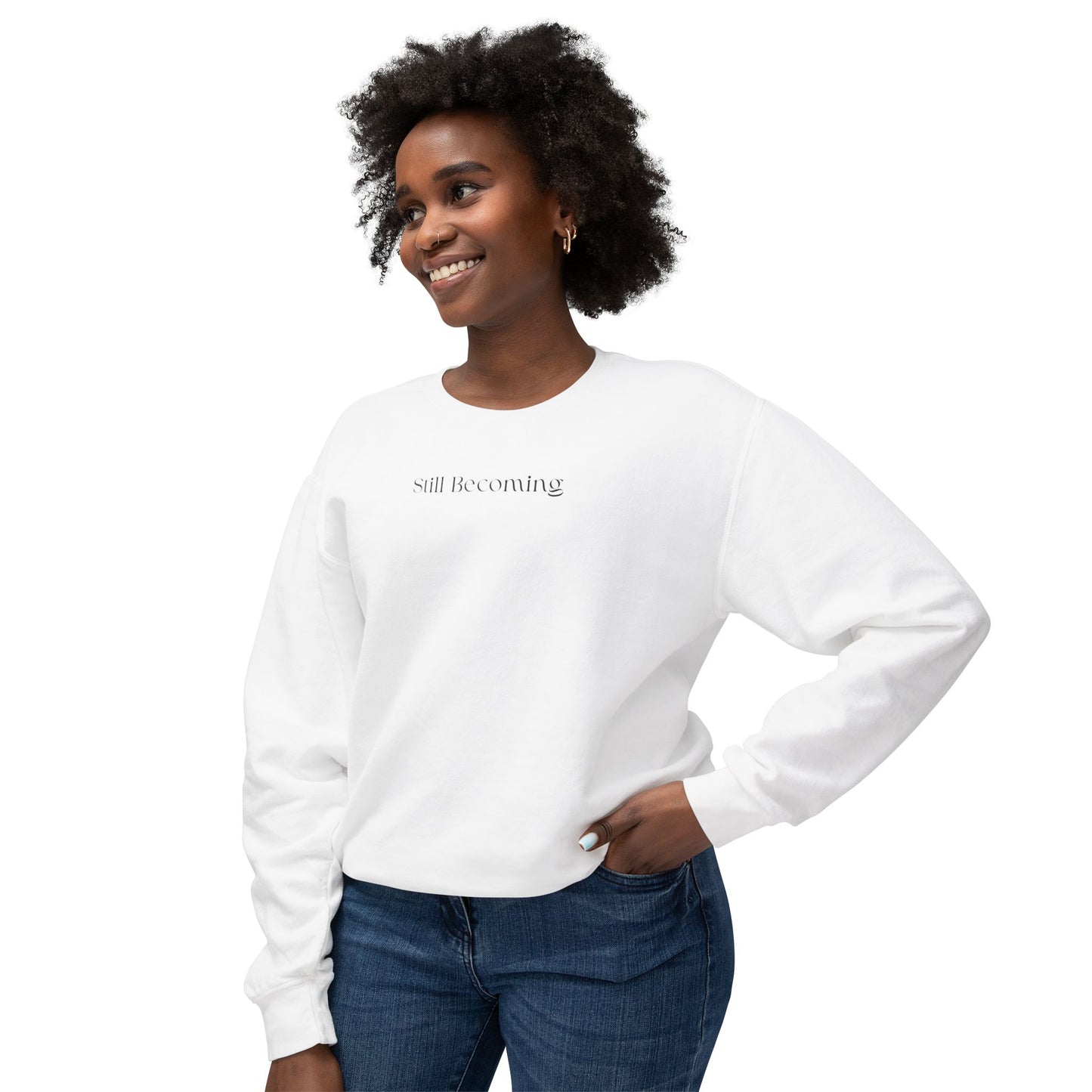 Minimalist Still Becoming Sweatshirt Pullover