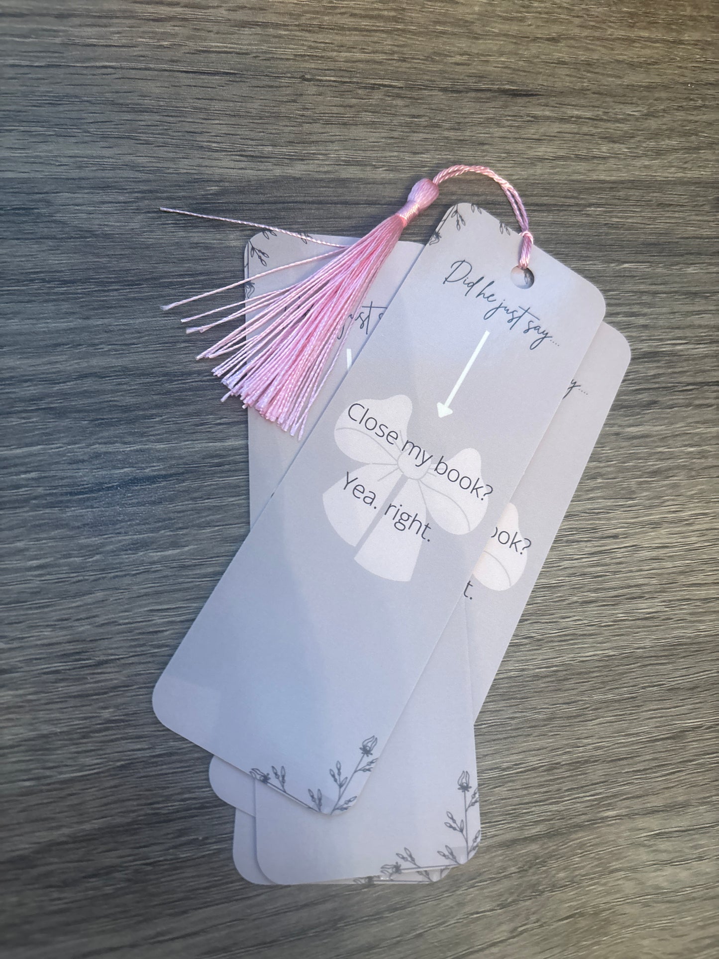 Did he just say - Bookmark